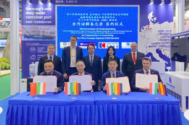 寧波舟山港至歐洲最快直達航線，即將上線